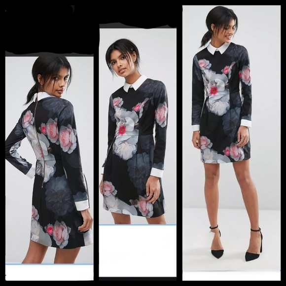 Ted Baker Chelsea Long Sleeve‎ Dress - Picture 8 of 8